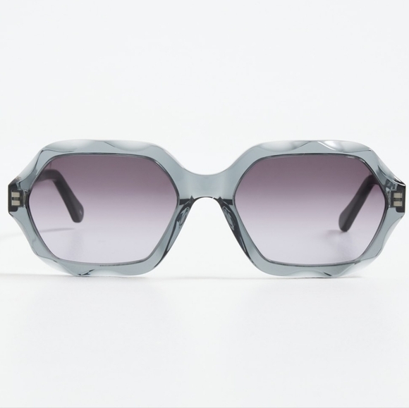CHLOE Scalloped Acetate Sunglasses/ BNWT - Picture 3 of 4